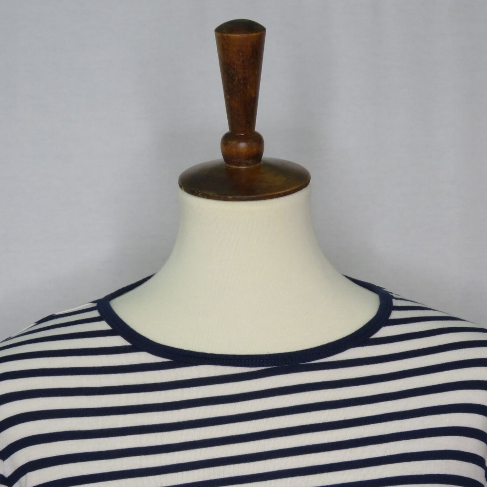 Banana Republic Blue White Stripe Long Sleeve Top - Picture 2 of 7